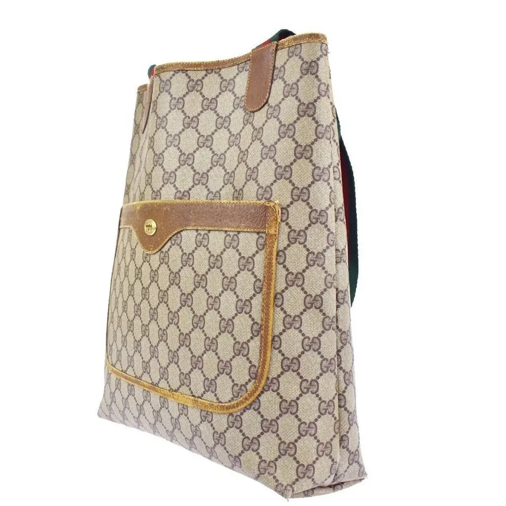 Auth Gucci Gg Pattern Sherry Shoulder #37003G23B - Picture 2 of 11